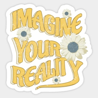 IMAGINE-DAISIES Sticker